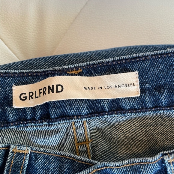 NWOT Grlfrnd the Cassidy Mid Rise Straight Leg denim - Picture 11 of 16